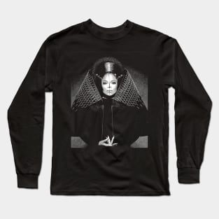 Janet Jackson Retro Artwork Long Sleeve T-Shirt